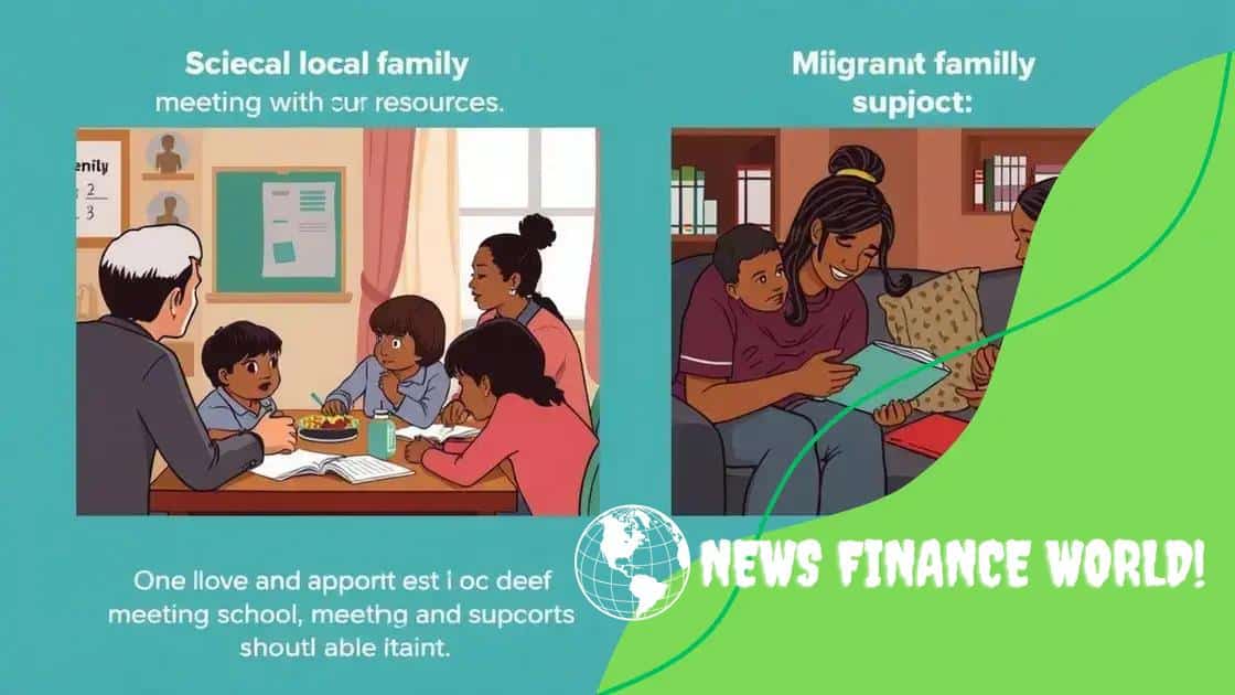 Comparative effects on local and migrant families