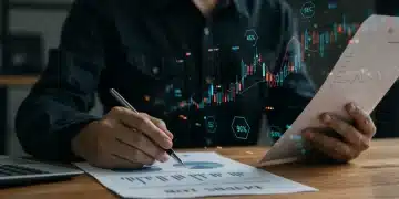 Investor analyzing SEC regulations and market trends for strategic planning