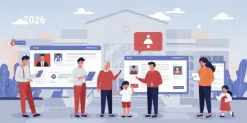 Diverse individuals accessing government public support programs online in 2026