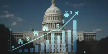 Graph showing rising interest rates impacting US mortgages and loans in Q1 2026.