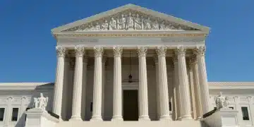 United States Supreme Court building, symbolizing justice