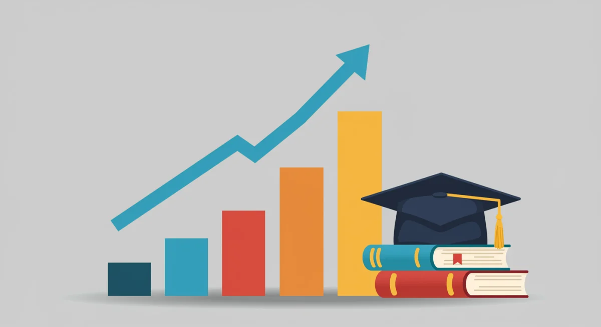 Graphic showing increased educational access with Pell Grant support.