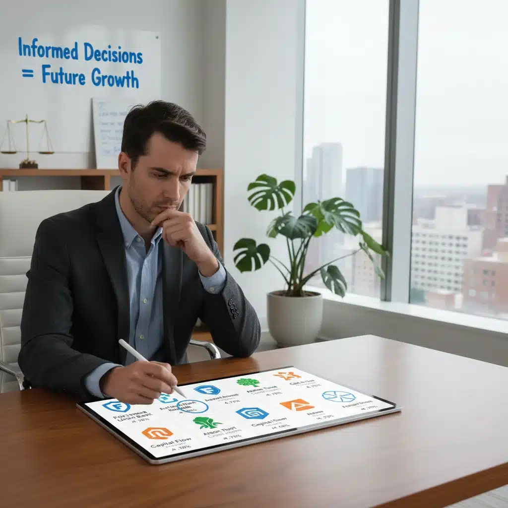 Person comparing high-yield savings account rates on a tablet.