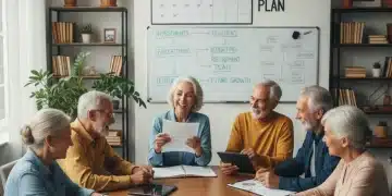 Group of retirees planning for 2026 Social Security benefits