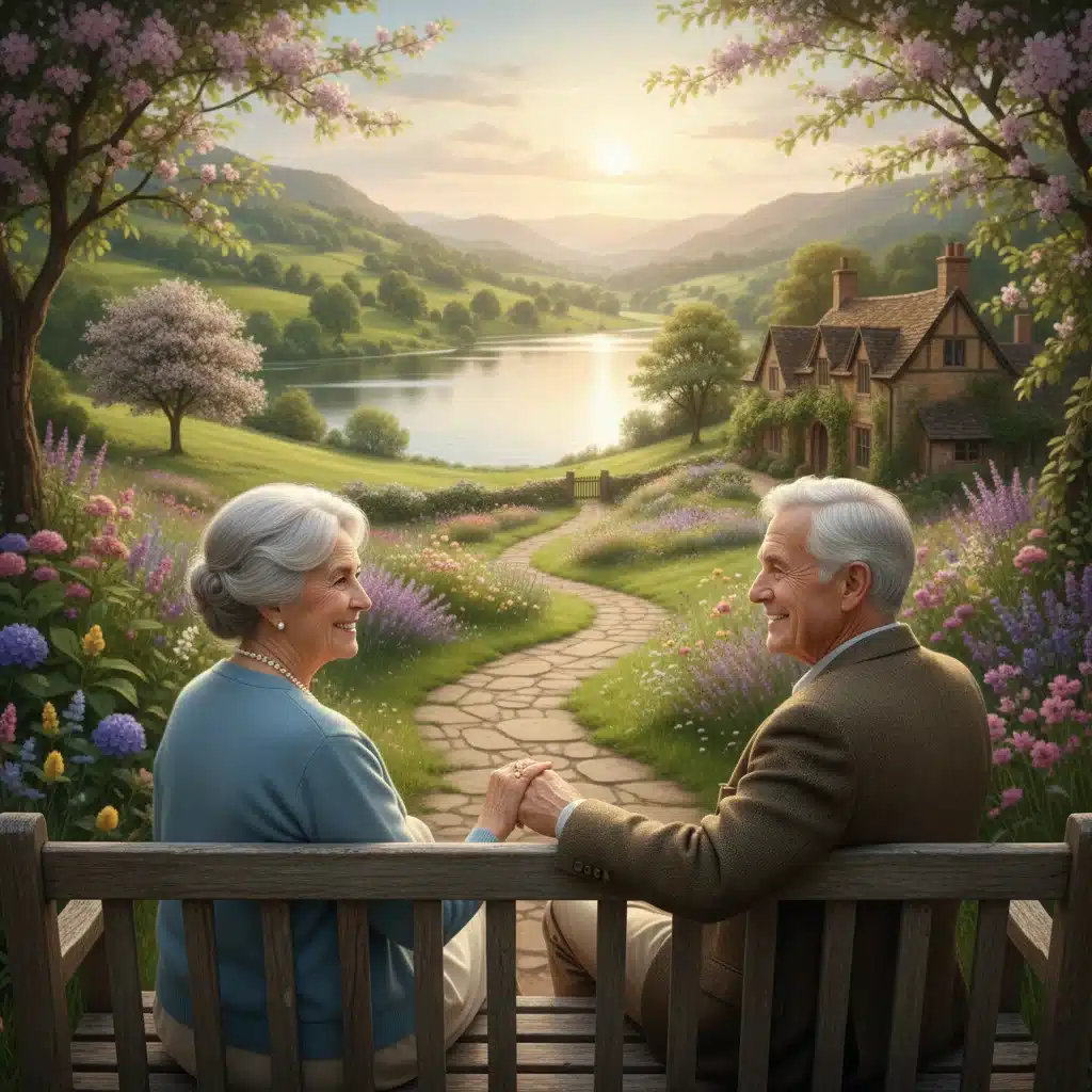 Happy retired couple enjoying life after successful financial planning