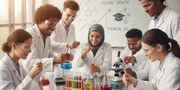 Students conducting science experiment, symbolizing Federal STEM Grants 2026 opportunities