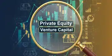Financial data visualization with private equity and venture capital focus