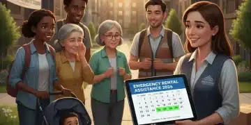 Emergency Rental Assistance 2026: Secure Funds Before January Deadlines People reviewing Emergency Rental Assistance 2026 deadlines on a tablet