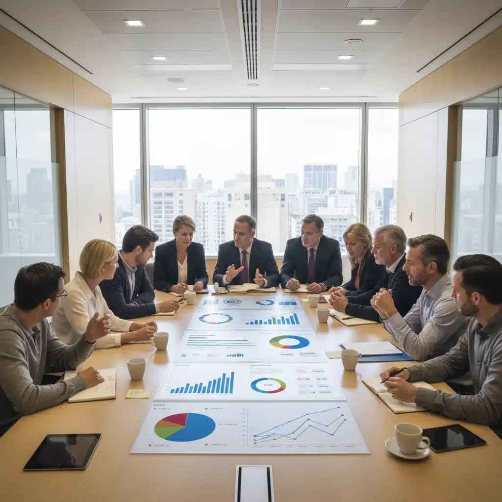 Policymakers and industry leaders discussing renewable energy investments and policy frameworks.